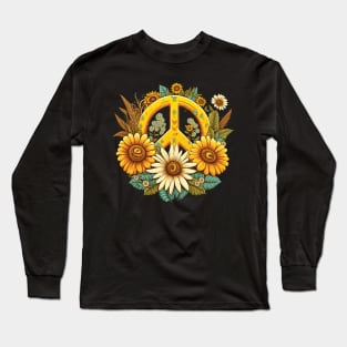 Peace Daisy Long Sleeve T-Shirt